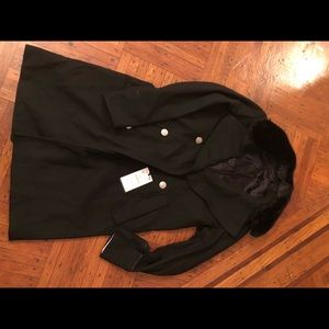 Zara men fur collar coat. $120